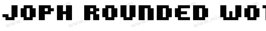 Joph Rounded W01 Bold字体转换